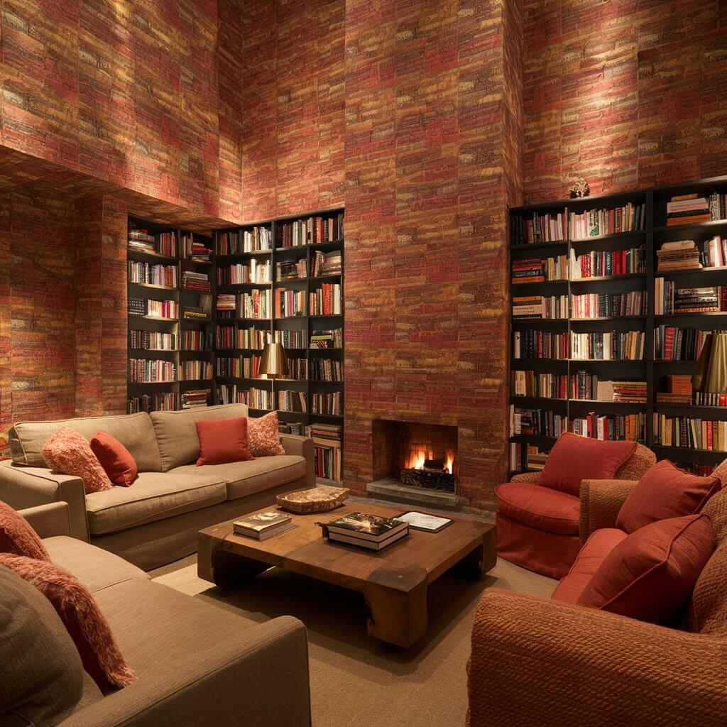 Textured Brick Wallpaper